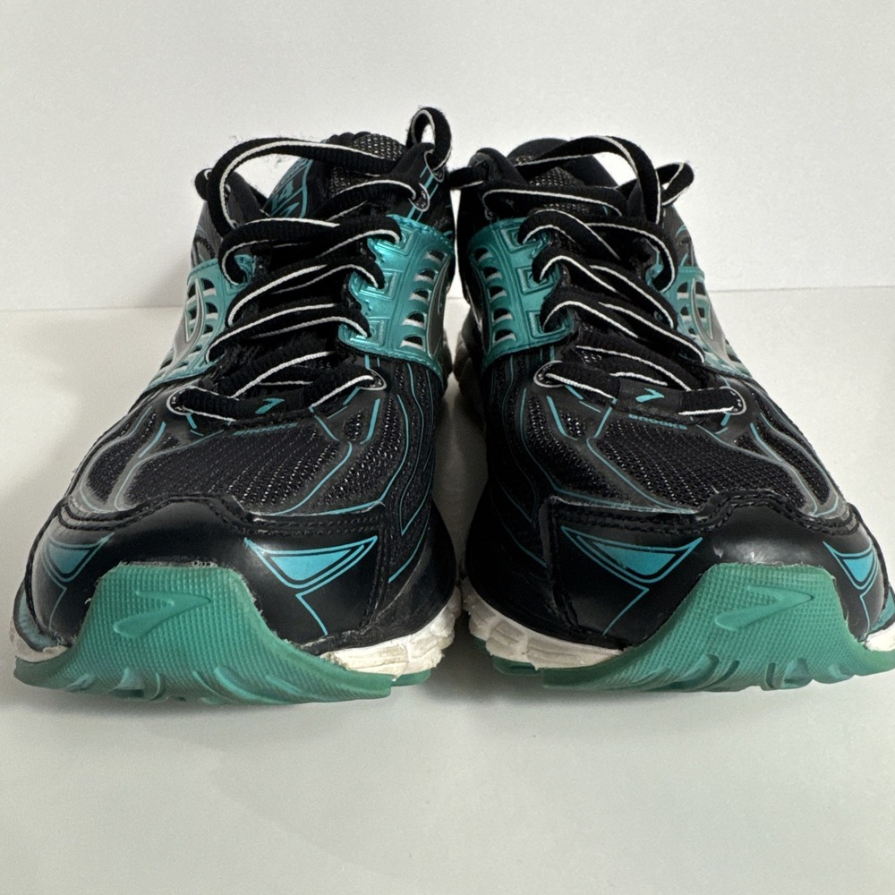 Brooks Glycerin 14 Women's Size 8 Running‎ Shoes Sneakers Black Aqua - Picture 4 of 8